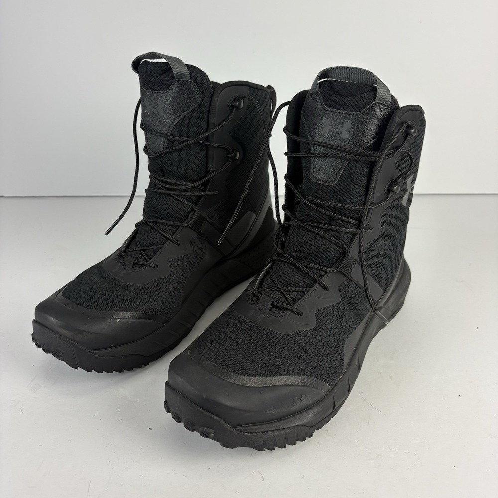 Under Armour Micro G Valsetz Men's Tactical Boots, Black - US 11.5 2E Wide